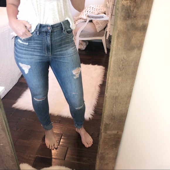 Hollister Denim - Hollister Ultra High rise super skinny 7R jeans
